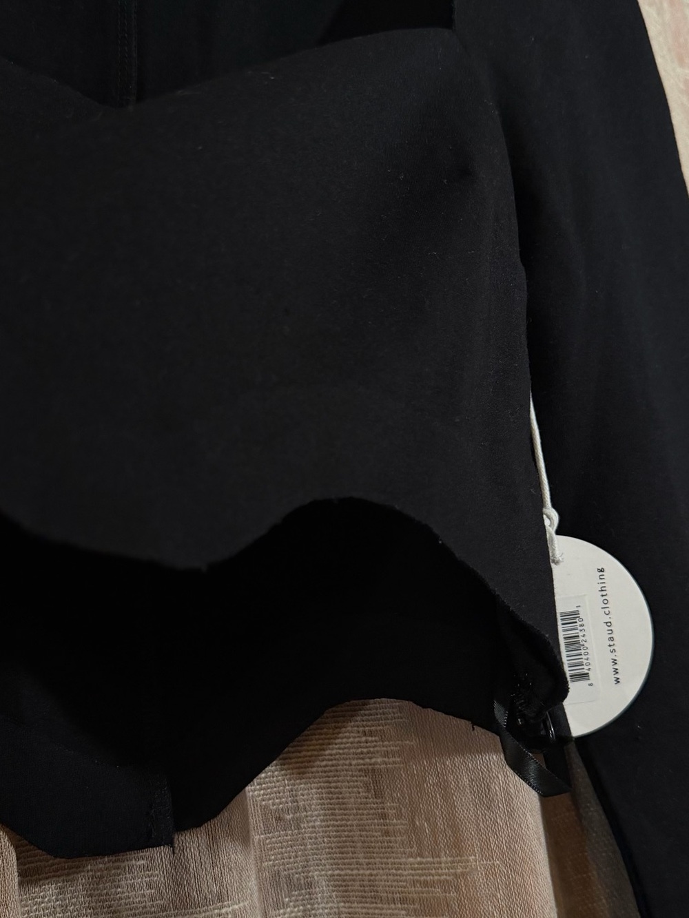 STAUD Long Sleeve Black Corde Top, NEW - Picture 7 of 12